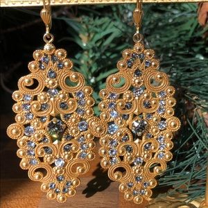 Catherine Popesco 14k Gold Plated Earrings NWOT